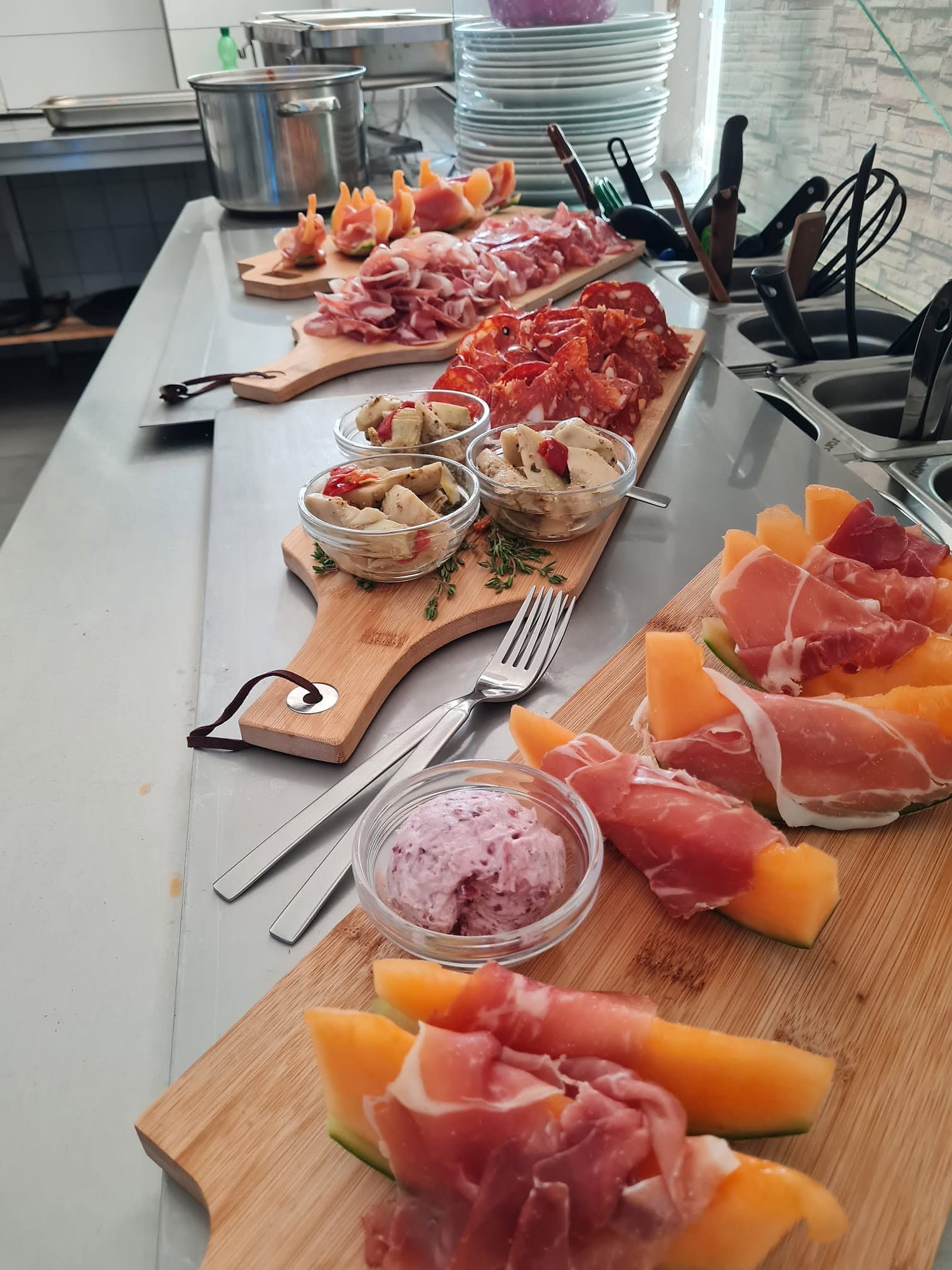 Auswahl italienischer Antipasti